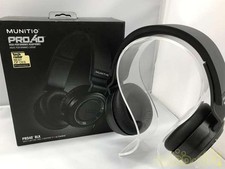 Munitio Pro.40 Headphones with Detachable Cables, Connector Adapters Used