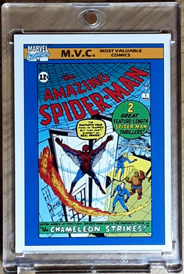 1990 Marvel Universe Karte 131 AMAZING SPIDER-MAN.