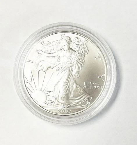 2007 US Mint Fine .999 1oz American Silver Eagle Bullion Coin
