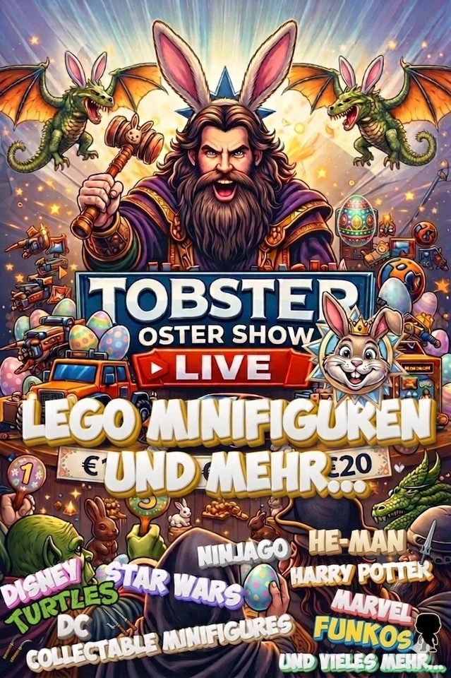🚀 TOBSTER TOYS OSTER-SHOW: LEGO, Action-Figuren & Bunte Oster-Kracher! 🐰