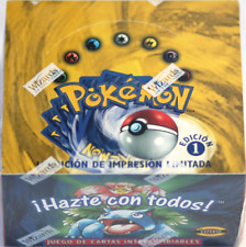 Pokemon 1st Edition Spanish Base Set Sealed Booster Box EX-NM Condition Rare!
