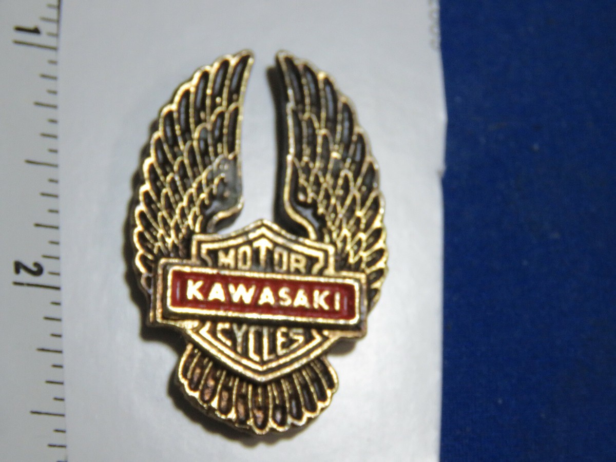 Kawasaki Motorcycle Eagle With Shield Emblem Vintage