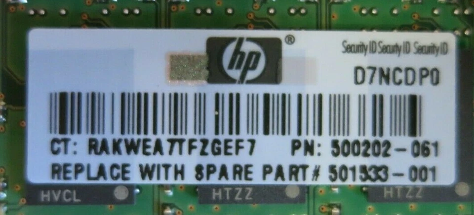 HP Micron MT18JSF25672PDZ-1G4F1DD 500656-B21 2GB PC3-10600 CL9 240P Memory - Image 4 of 4