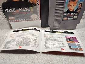 Home Alone 2: Lost In New York (NES, 1992) *VGC w/ Manual + Case Protector* READ