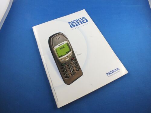 Original Nokia 6210 Bedienungsanleitung manual English Owners Guide Anleitung  - Picture 1 of 6