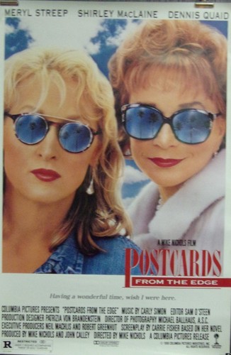 Postcards from the Edge Original Single Sided Movie Poster Meryl Streep 1990 