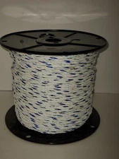 Electric Fence Polyrope (Blue/White - 1/4" X 660') Multipack of 4