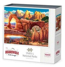 Utah's 5 National Parks 1000 Piece Jigsaw Puzzle Boardwalk New