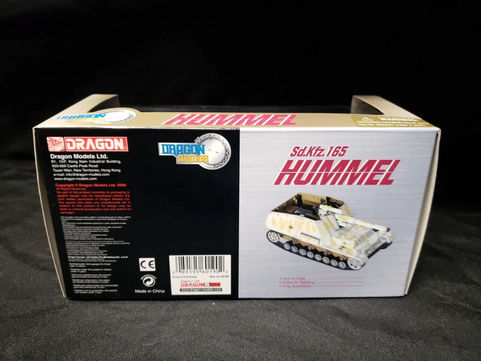 1/72 Dragon Armor Hummel, Poland, Winter 1945, No. 60190 - Image 3 of 4