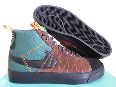 Nike Sb Zoom Blazer Mid Premium Acclimate Noble Green-Blk Sz 8.5 [DC8903-300]