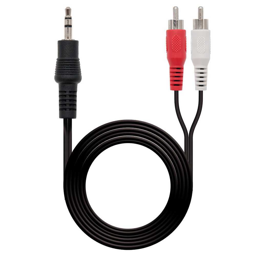 Thumbnail - Nanokabel Audio Adapter Kabel Klinke 3,5mm Auf 2 Cinch L/r Stecker
