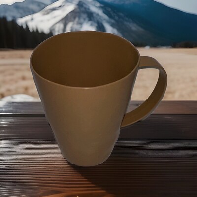 Set of 2 WheatStraw Mugs - Microwave, Dishwasher & Freezer Safe - Cinnamon  Brown | eBay