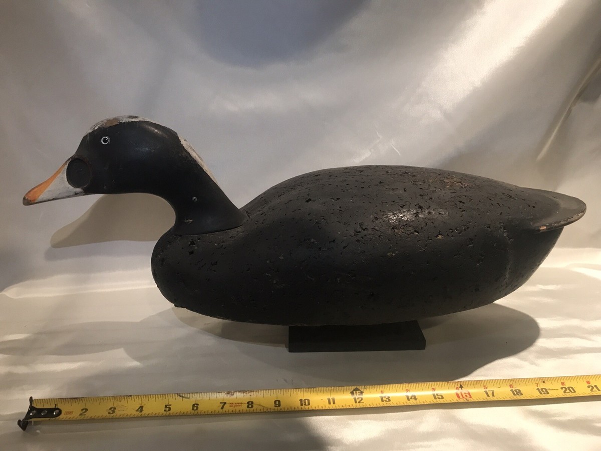 ll bean scoter duck decoy cork body extremely rare | eBay