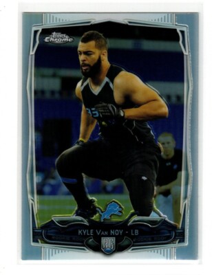 KYLE VAN NOY 2014 TOPPS CHROME REFRACTOR DETROIT LIONS $1.99 ROOM
