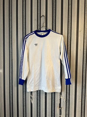 70s adidas Football Shirt - 長袖フットボールシャツ レディース フットボール 長袖シャツ ブラック｜アパレル,レディース