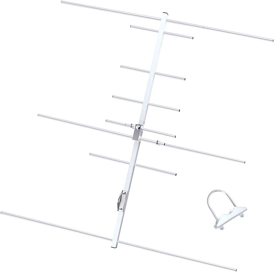 Yagi Antenna Dual Band VHF UHF High Gain 8 Elements GMRS Car Base Satellite Mast - image 2 of 4