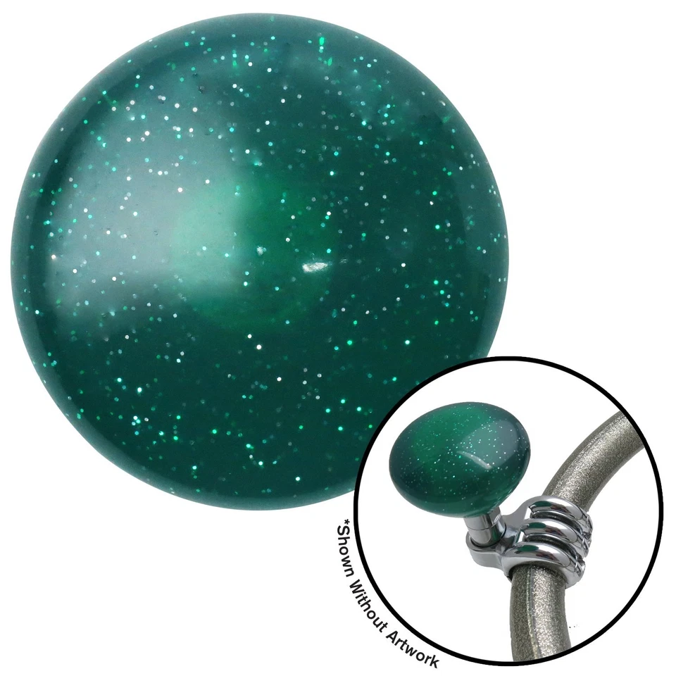 Perilla de volante Brody suicida escama de metal translúcido verde muscle car buick Foto 4 de 4