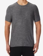  30 32 Degrees Men's Gray Short-Sleeve Tee Performance Crew-Neck T-Shirt Size XL