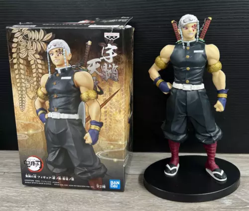 Tengen Uzui Action Figure Demon Anime Slayer Sound Hashira Toy Statue Figurine