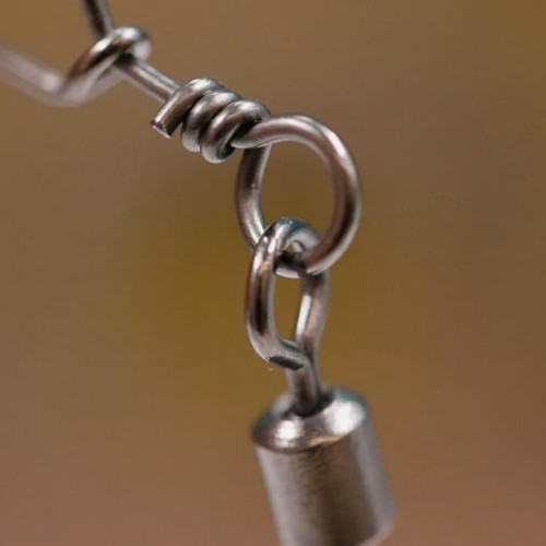 25/50/100PC Fishing Swivel Snap Coastlock Brass Rolling Swivel Interlock Clips - Picture 7 of 20