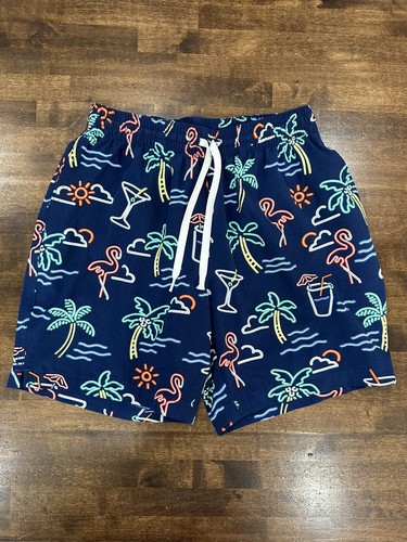Chubbies Swim Trunks – 7" Inseam, Neon Glades (Men's, Regular Fit)