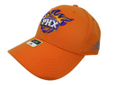 New Phoenix Suns Mens Sizes S/M-L/XL Orange Fitmax Adidas Flexfit Hat $20