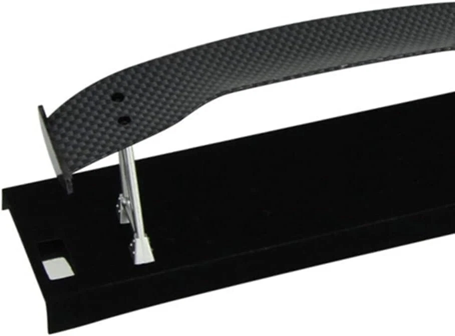 Alerón trasero de fibra de carbono color ala trasera 1/10 para carreras en carretera RC Drift Car Foto 4 de 4