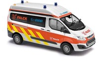 Busch H0 52515 Ford Transit Custom Bus Falck / 1:87