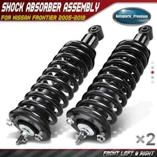 2x Front Complete Strut Coil Spring Assembly for Nissan Frontier Suzuki Equator