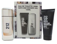 CAROLINA HERRERA 212 VIP 2 PIECE GIFT SET EAU DE TOILETTE SPRAY 100ML NIB