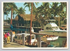 Boating Fishing Typical Florida Waterway Postcard