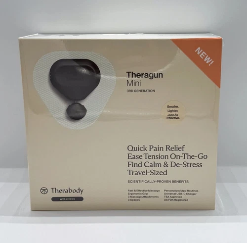 Therabody Theragun Mini (3rd Generation) - Black BRAND NEW - SEALED $220 MSRP