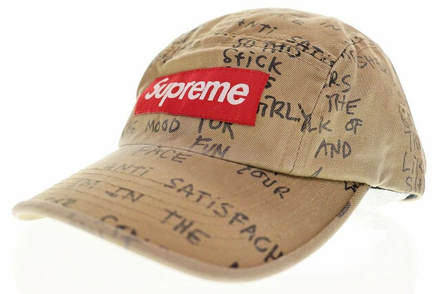 【CHAPEAU】CAPUCHON DE CAMP SUPRÊME 23SS GONZ POÈMES BEIGE Gonz poèmes casquette de camp beige