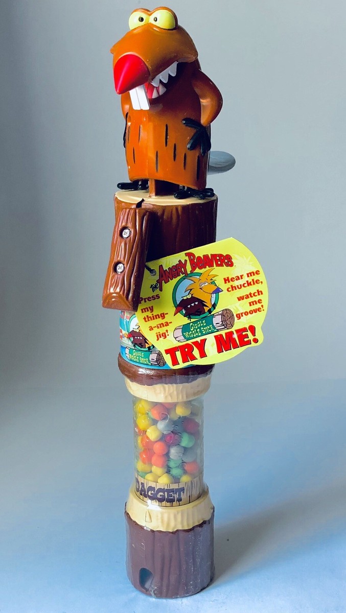 Vintage 1999 Willy Wonka ANGRY BEAVERS Tart N Tinys 11” Candy