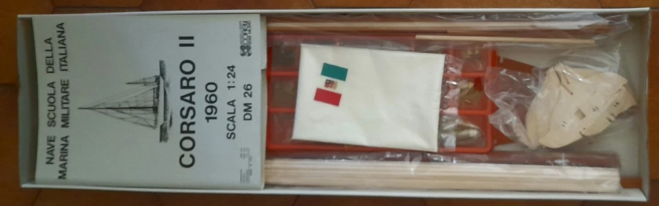 Corel Corsaro II° Nave Scuola Della Marina Militare Italiana SM 26 Scala 1:24 - Immagine 2 di 4