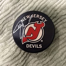 NJ Devils Jim Dowd Autographed Puck