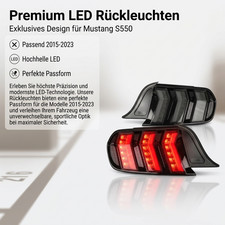 2stk Hecklicht für Ford Mustang 2015-2023 6.Gen Heckleuchten LED Rückleuchten