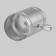 Luftklappe mit Innenvierkantanschluss 8x8 mm Absperrklappe Ø 80–200 mm