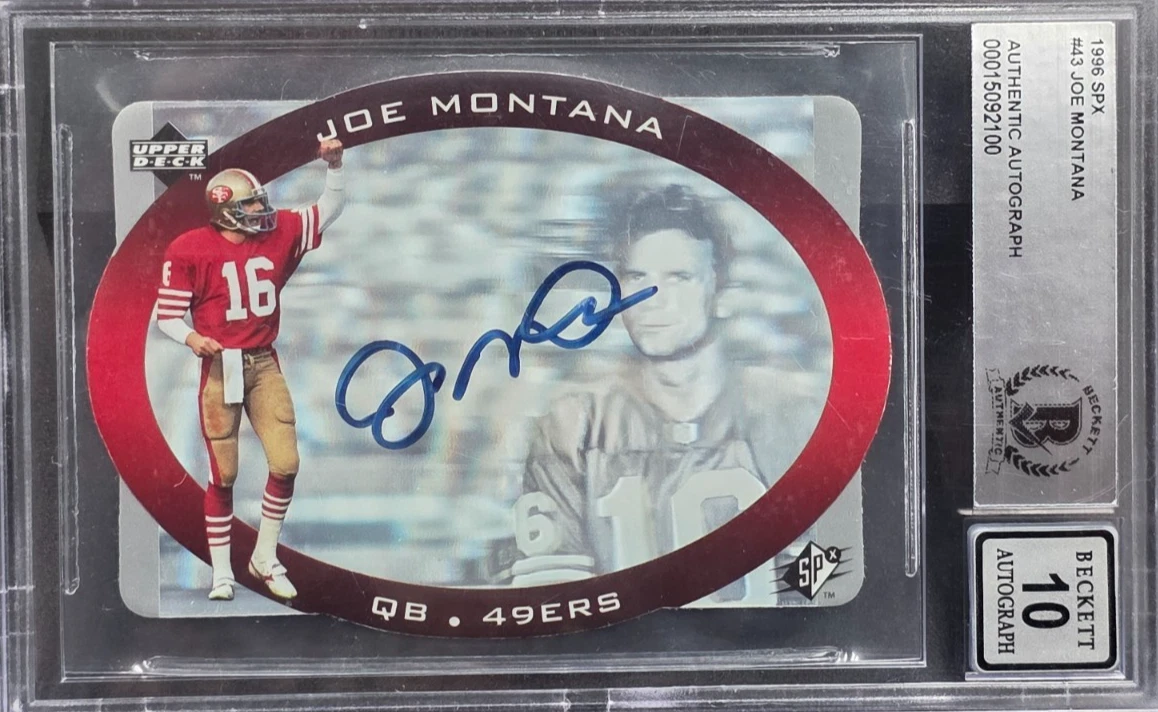 Las mejores ofertas en Joe Montana Tarjetas de Colección de fútbol