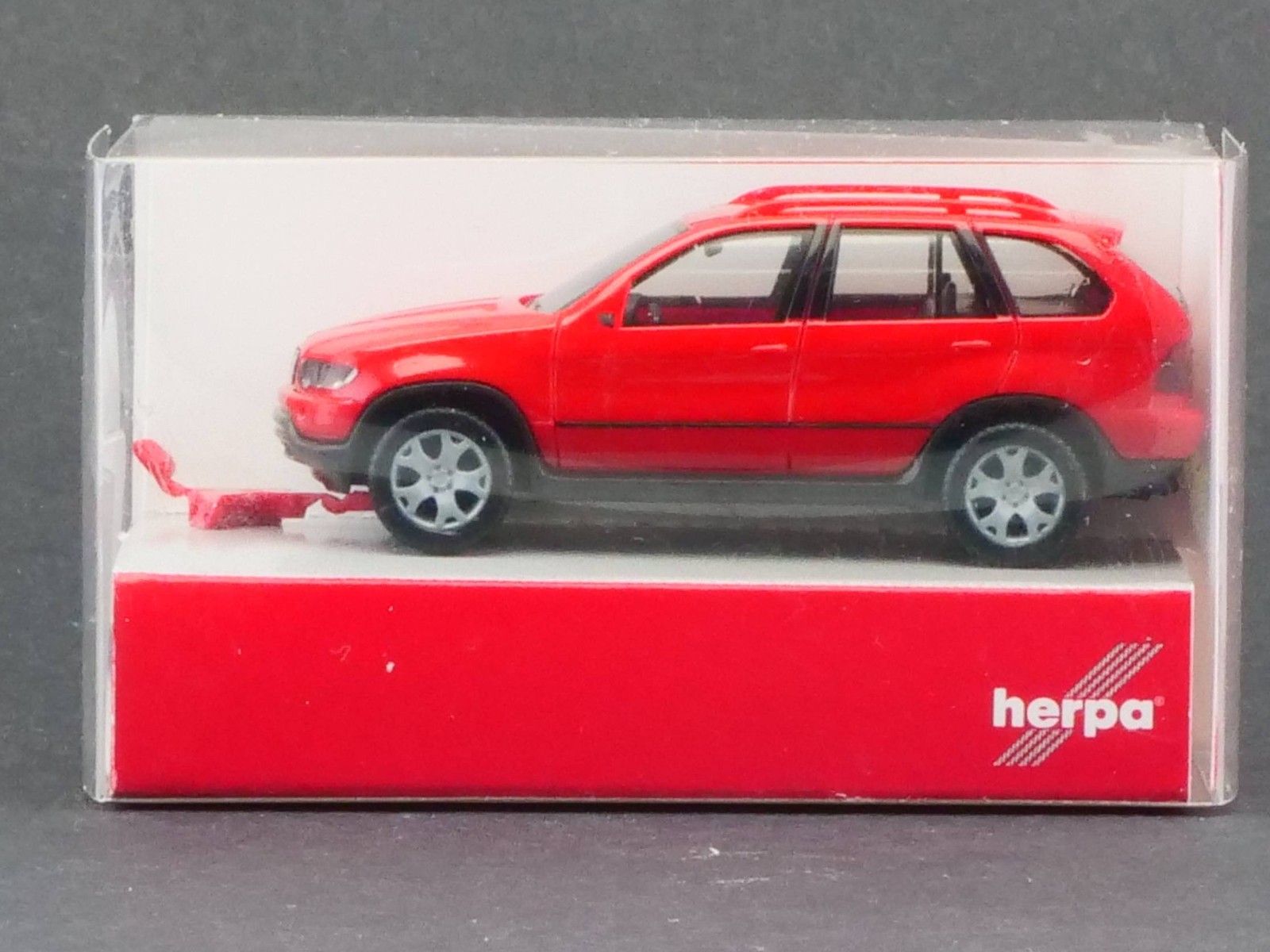 Herpa 022842 BMW X5 Std. SUV Red 1:87 Mint! OVP 1704-08-84