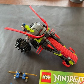 2013 LEGO NINJAGO WARRIOR BIKE SET 70501 COMPLETE w/ MINIFIGURES & BOOKLET MT-