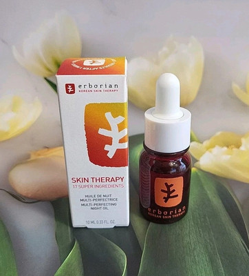 Erborian Skin Therapy Multi-Perfecting Night Oil Serum Korean Beauty 0.33 fl oz