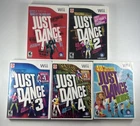 Lot of 5 Nintendo Wii Just Dance 1 2 3 4 Kids Games TESTED