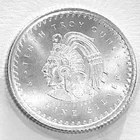 1/10th oz Aztec Calendar .999 Fine Silver Round Bullion Golden State Mint - 09
