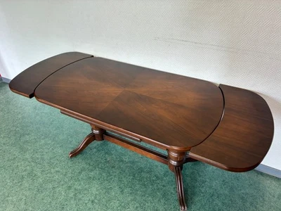 Eleganter Esstisch | Höhenverstellbar | Englischer Regency Stil | 120–180 cm - Bild 1 von 4