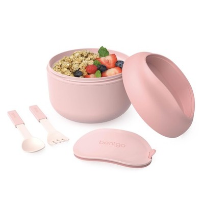 Bentgo Bowl - Insulated Leak-Resistant with Snack 1 EA, Blush