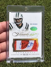 2014 Flawless Eric Decker Patch Auto Gold /10 RPA On Card Autograph BRONCOS