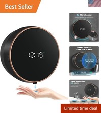 Sleek Wall-Mounted Touchless Soap Dispenser Modern Design for Homes Offices