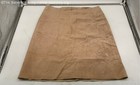 DKNY Women's Brown Leather Flat Front Back Zip Straight & Pencil Skirt Size 14 — photo 1
