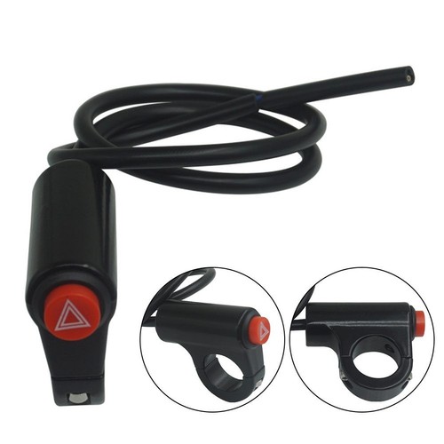 Aluminum Alloy Motorcycle Hazard Light Control Switch with Easy Replacement - Picture 4 of 10